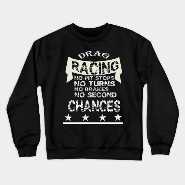 Drag racing Crewneck Sweatshirt by khalid12